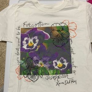 Lana Del Rey Merch, Forgetten T shirt, women’s size XS/S